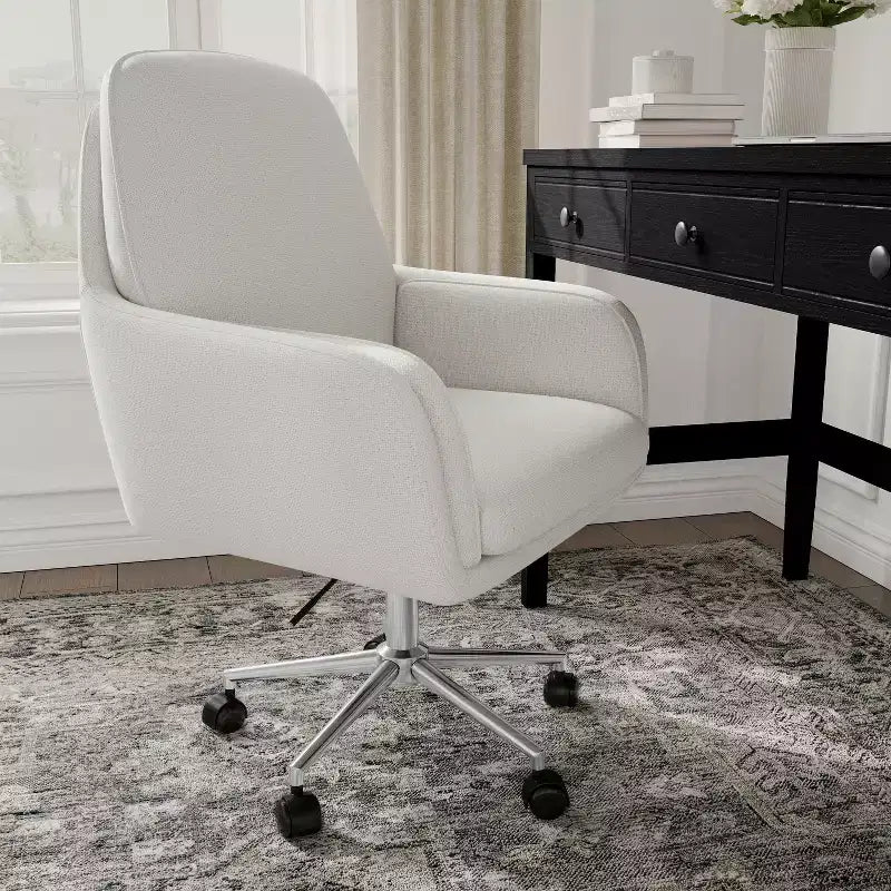 Martha Stewart Clara Upholstered Office Chair