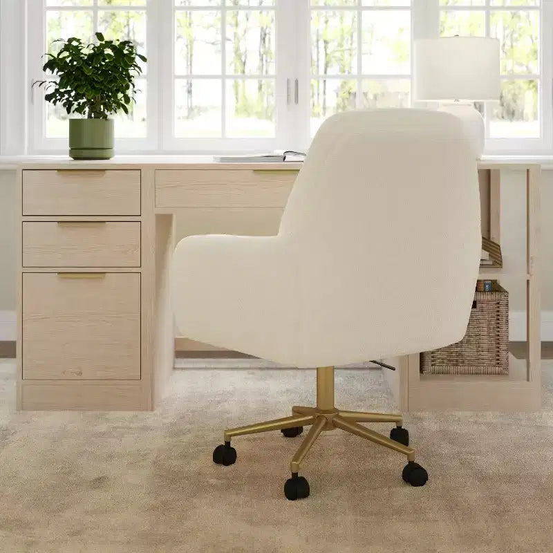 Martha Stewart Clara Upholstered Office Chair