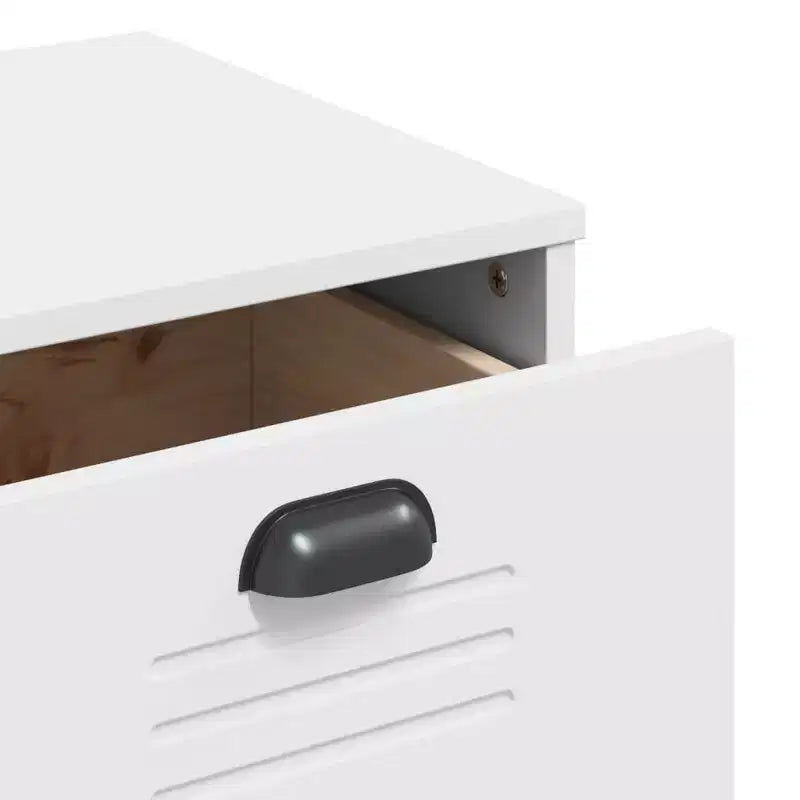 vidaXL Sideboard Storage Side Cabinet Living Room Furniture Solid Wood Pine, with 2 Drawers