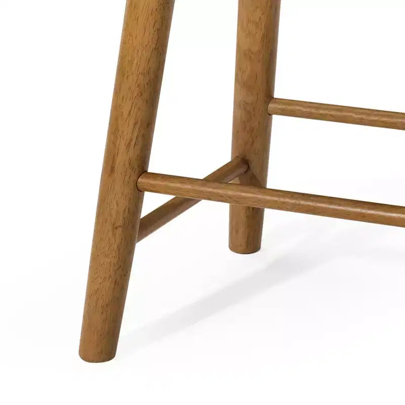 Maven Lane Luna Backless Wooden Kitchen Counter Stool 26