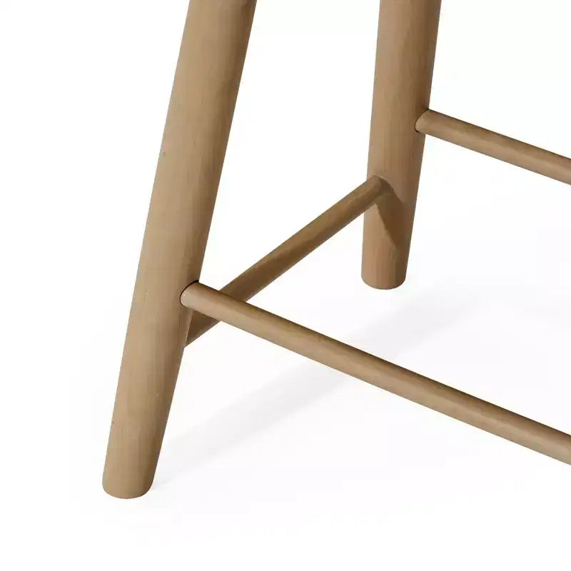 Maven Lane Luna Backless Wooden Kitchen Counter Stool 26