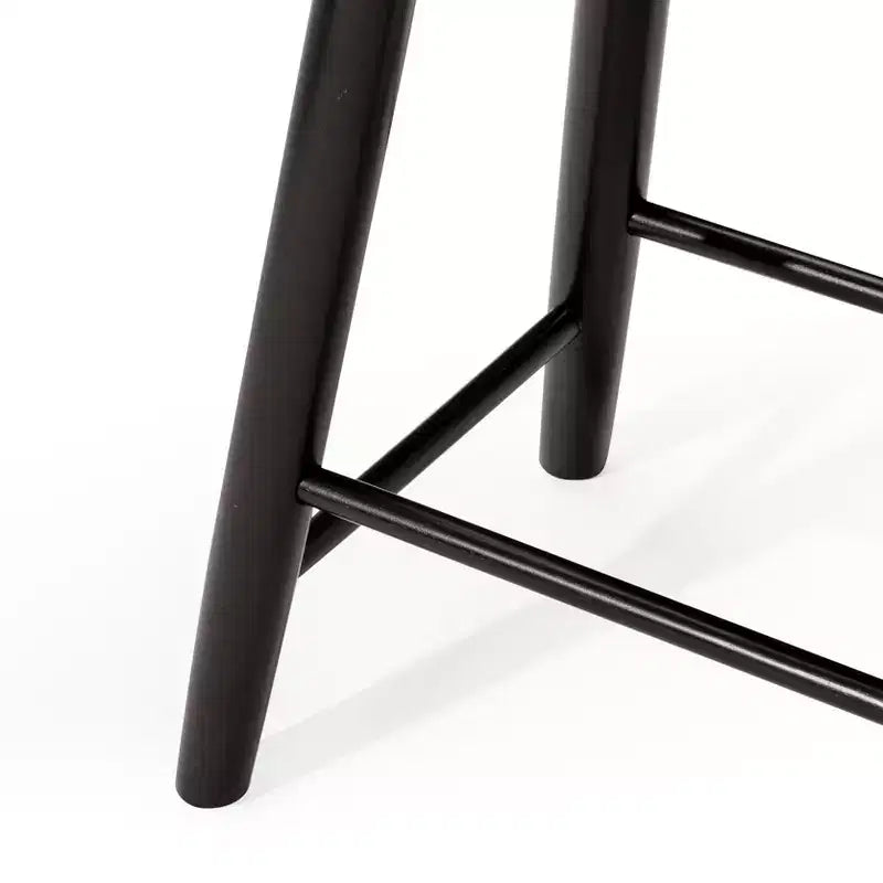 Maven Lane Luna Backless Wooden Kitchen Counter Stool 26