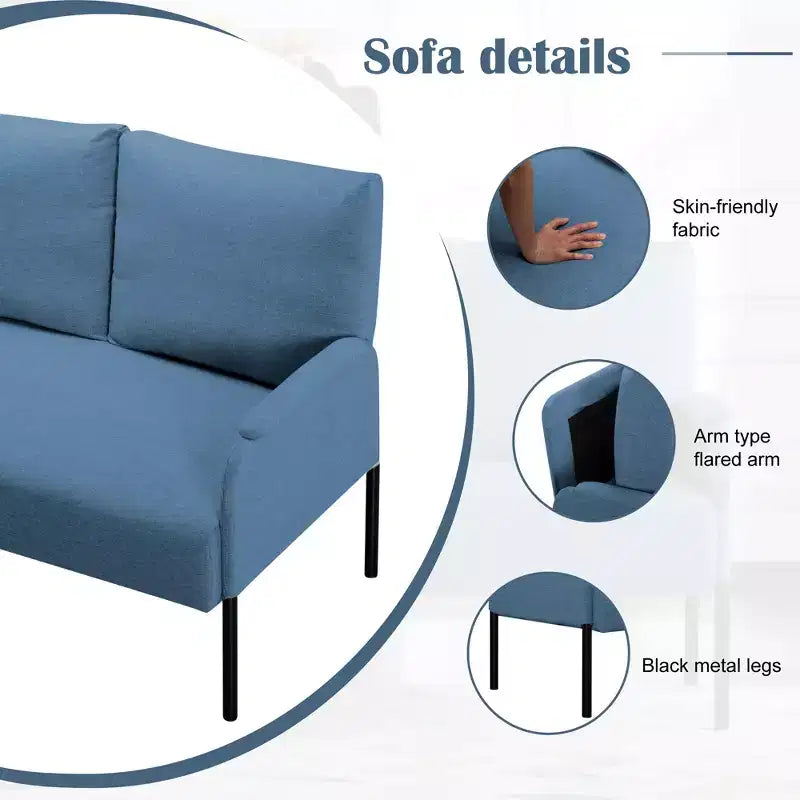 MAYEERTY Sofa 47 Lazy Floor Curved Bubble Chair Oversized Single Bubble for Living Room Green