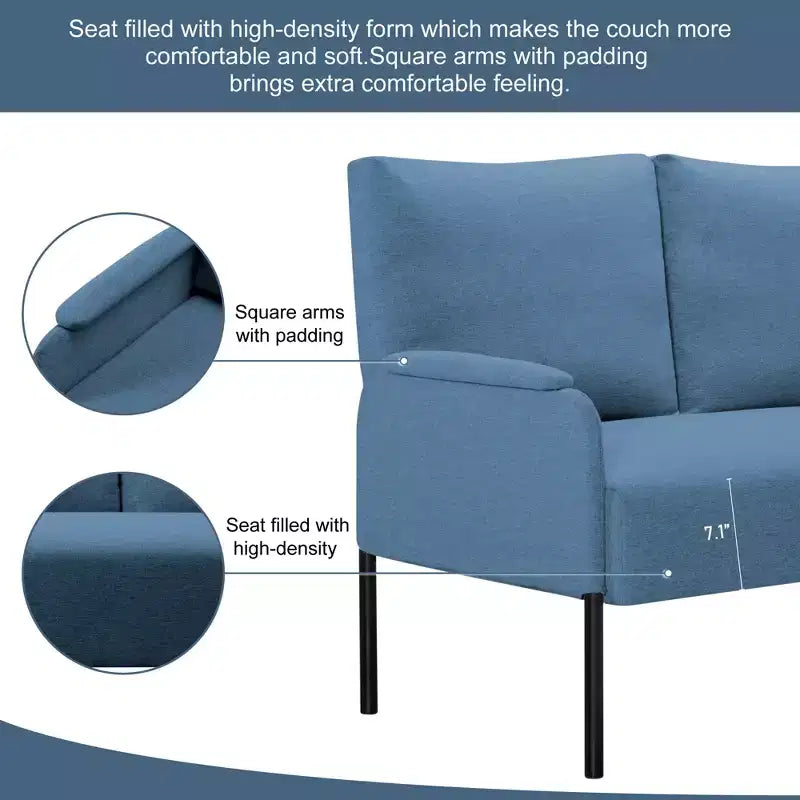 MAYEERTY Sofa 47 Lazy Floor Curved Bubble Chair Oversized Single Bubble for Living Room Green