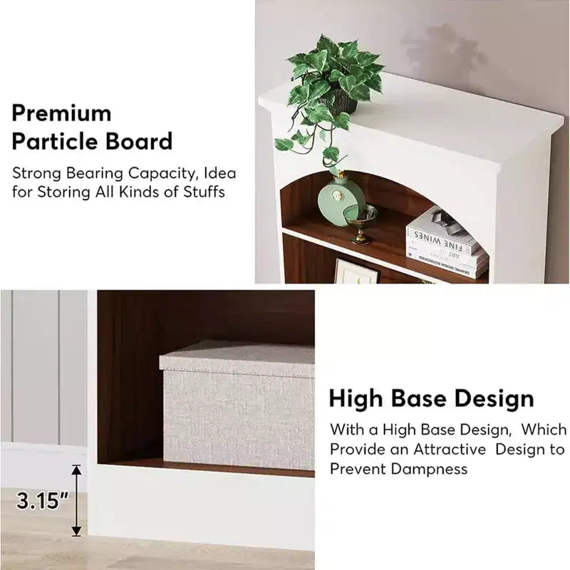 MAYEERTY Étagère de Rangement Multifonctionnelle Moderne pour Salon Chambre Bureau Salle de Classe