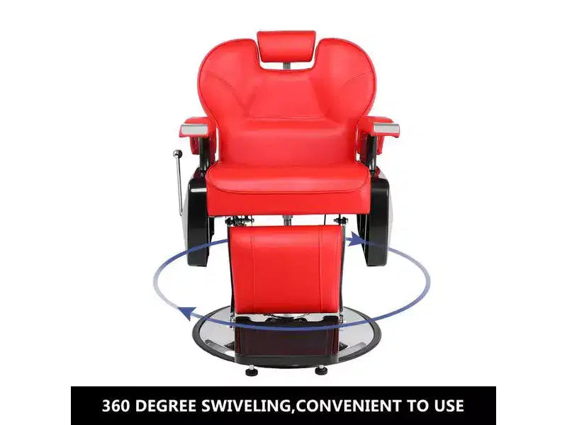Fauteuil de barbier inclinable hydraulique robuste de style classique Karl Home