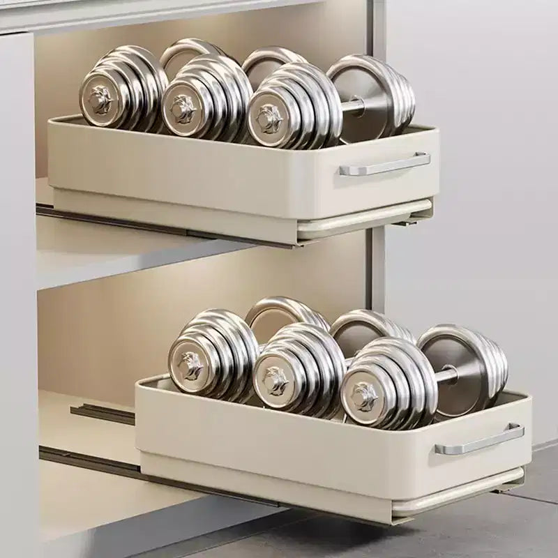Égouttoir à vaisselle, tiroir coulissant pour armoire de cuisine, étagère de rangement coulissante en métal pour salle de bain et salon