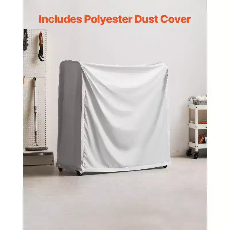 Support de Rangement pour Pneus VEVOR sur Roulettes, Support de Pneus à 2 Niveaux et Remorque de Transport pour Garage, Chariot de Rangement pour Pneus en Acier Robuste avec Roues, Noir