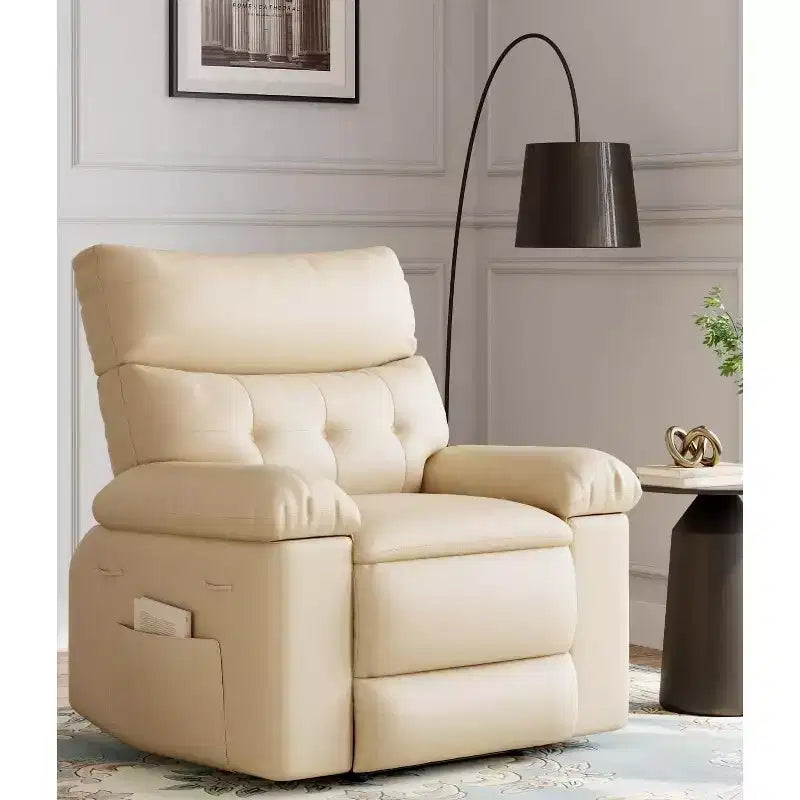 Fauteuil inclinable, fauteuil inclinable et pivotant, fauteuil inclinable pivotant à 360° avec fonction chauffante et massante