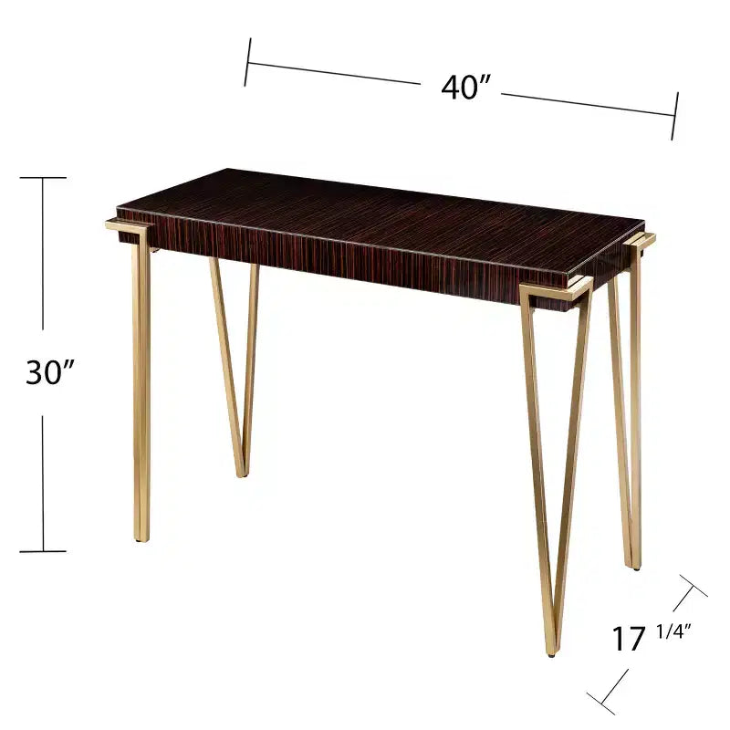 Console Brodkirk – doré – SEI