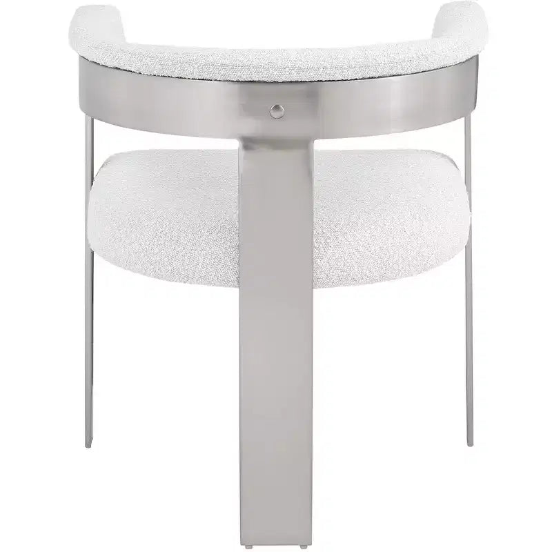 Meridian Furniture, Chaises de salle à manger Romeo Boucle (Lot de 2)