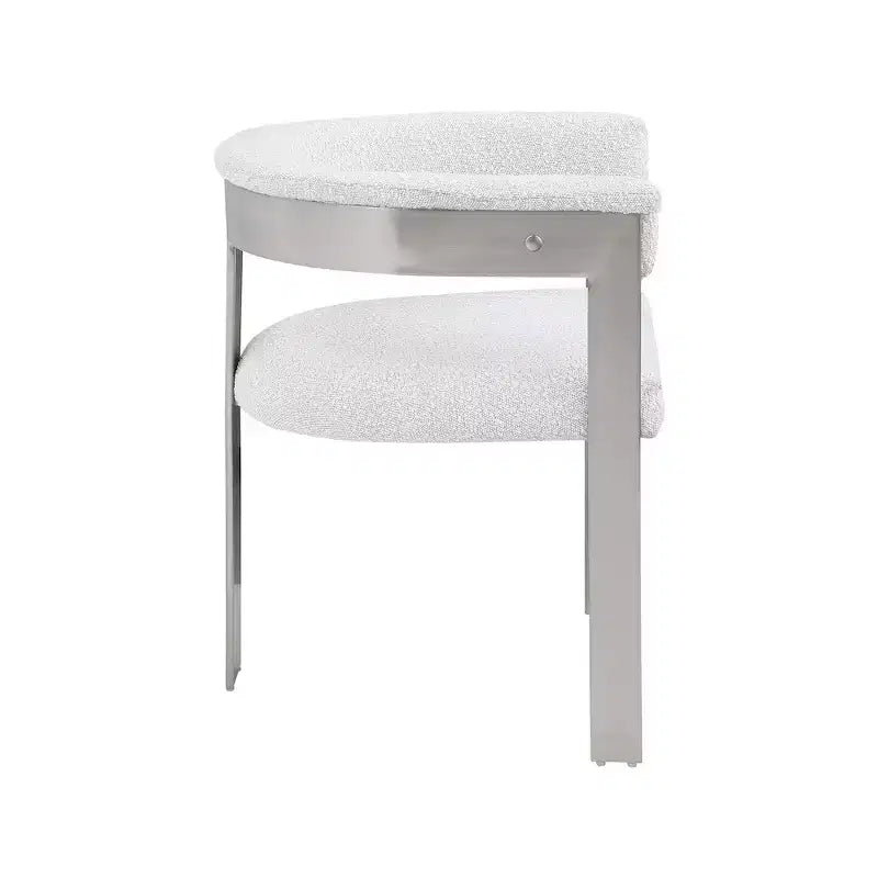 Meridian Furniture, Chaises de salle à manger Romeo Boucle (Lot de 2)