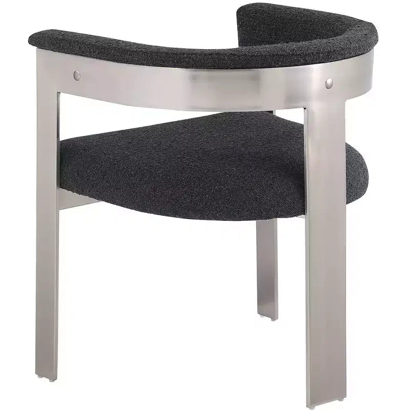 Meridian Furniture, Chaises de salle à manger Romeo Boucle (Lot de 2)