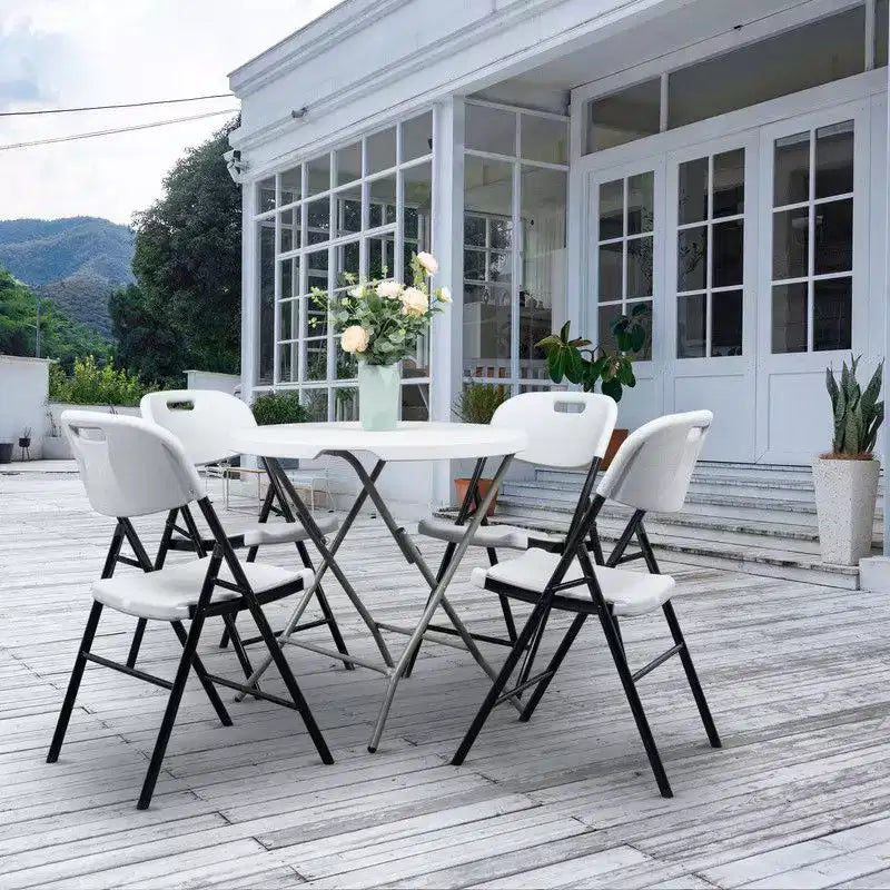 Karl Home | Chaises pliantes en plastique (lot de 4)