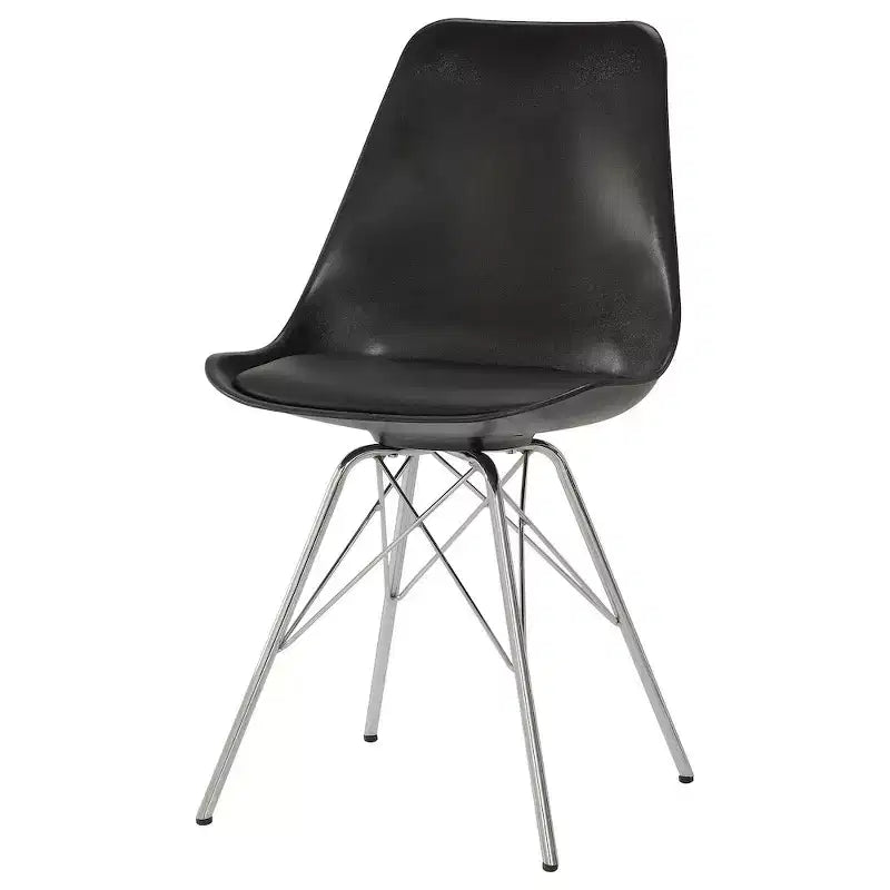 Coaster, chaises d'appoint de salle à manger en polypropylène Juniper (ensemble de 2)