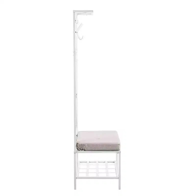 Panca appendiabiti da ingresso autoportante con contenitore
