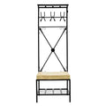 Dovanti Freestanding Entryway Hall Tree Bench with Storage - SEI