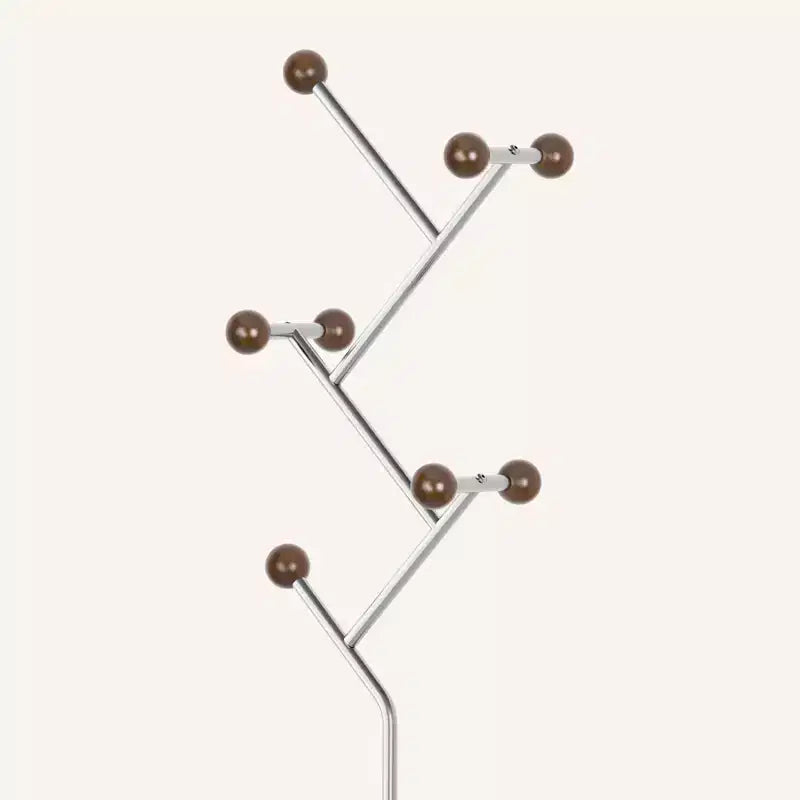 Bekrvio Heavy Marble Base Freestanding Coat Rack, Extra-Stable Metal Coat Tree with 8/9 Solid Wood Hooks for Clothes, Hats & Bags