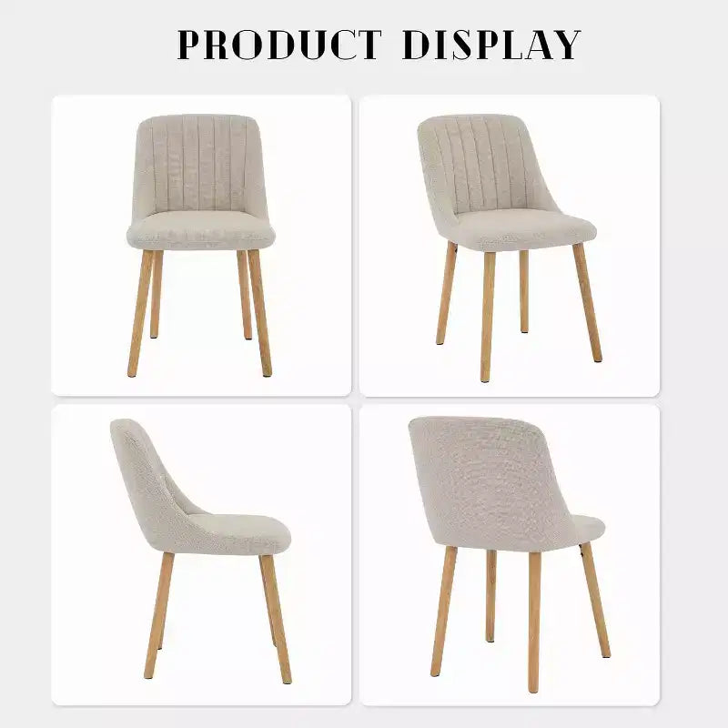 COZONY Modern Dining Room Kitchen Chairs, Upholstered Fabric Side Chairs for Living Room