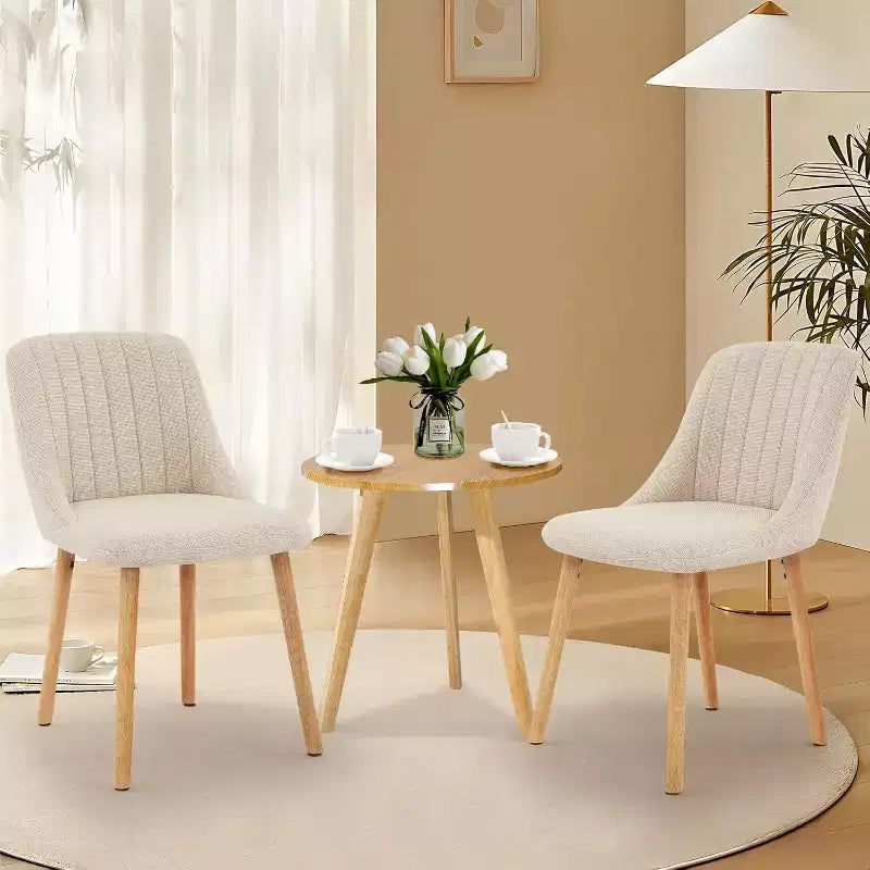 COZONY Modern Dining Room Kitchen Chairs, Upholstered Fabric Side Chairs for Living Room