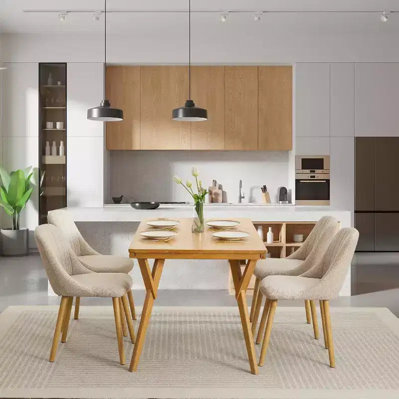 COZONY Modern Dining Room Kitchen Chairs, Upholstered Fabric Side Chairs for Living Room