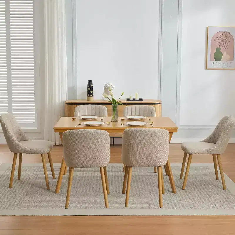 COZONY Modern Dining Room Kitchen Chairs, Upholstered Fabric Side Chairs for Living Room