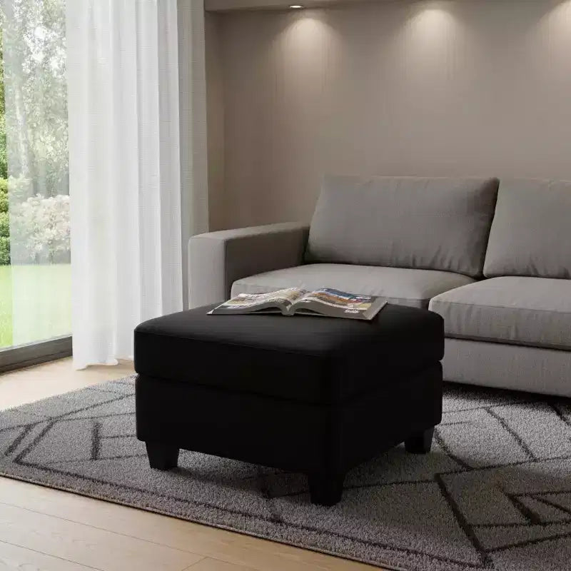 25 Velvet Storage Ottoman