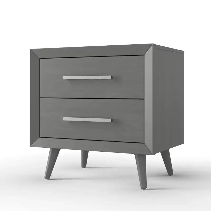 Child Craft Cranbrook 2 Drawer Nightstand for Nursery or Bedroom, Large Storage Drawers, Made of Sturdy Pinewood, Non-Toxic, Baby Safe Finish
