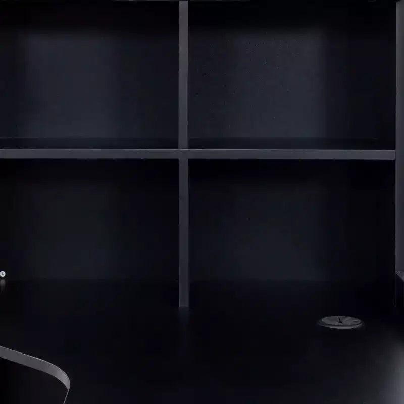 TUYOHW L-Shaped Corner Desk,Computer Desk with Hutch & Bookshelf,2-in-1 Study Desk with Drawers,Cabinets,Modern Working Desk for Office,Study