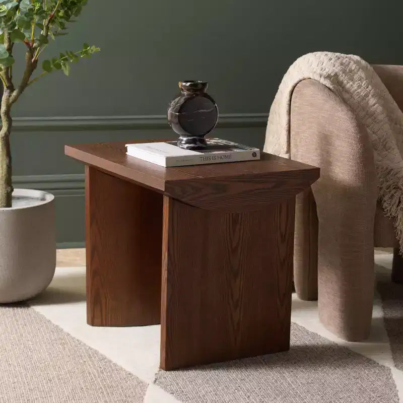 Bara End Table - ACC2316 - Walnut - Safavieh