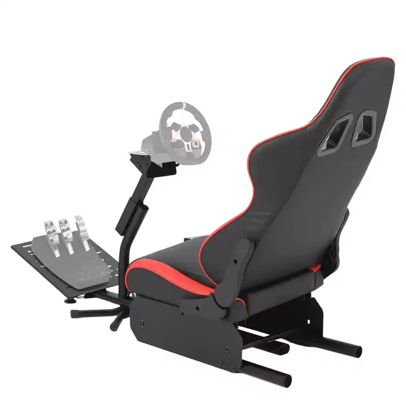 Racing Wheel Stand,Foldable Racing Simulator Cockpit for g923/g920/g29, Steering Wheel Stand & Foot Pedal Angle Adjustable,Sim Racing Cockpit