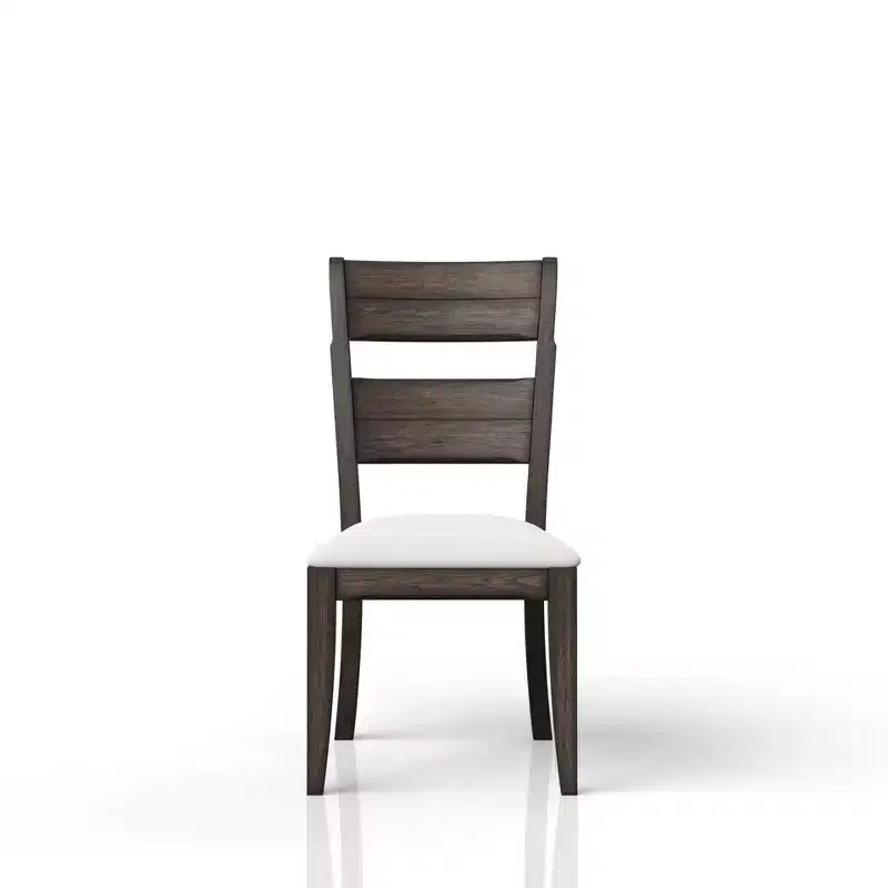 GDFStudio Sheng Modern Wooden Upholstered Seat Side Chair