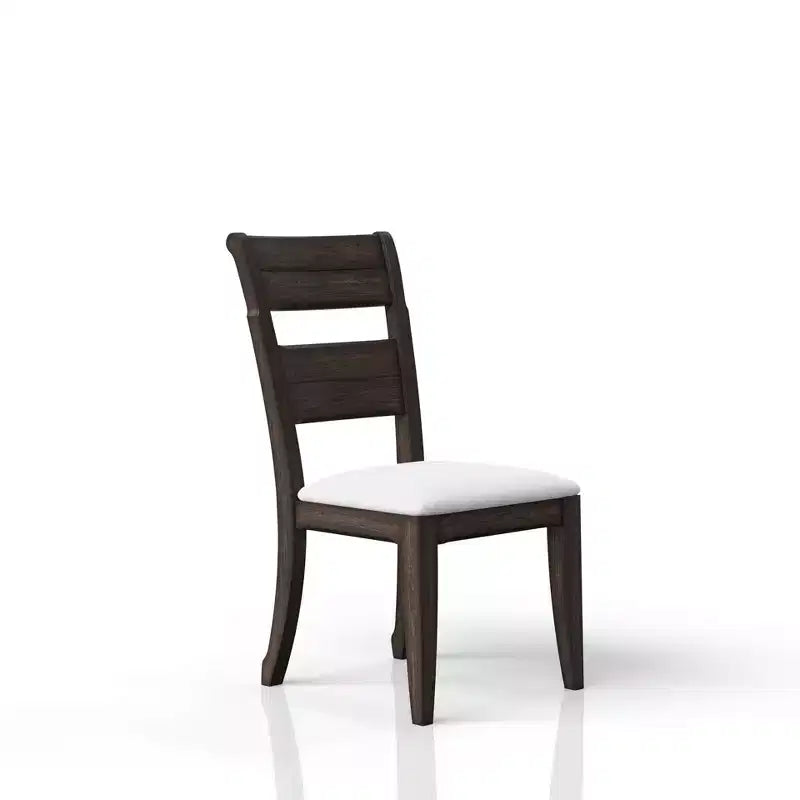 GDFStudio Sheng Modern Wooden Upholstered Seat Side Chair