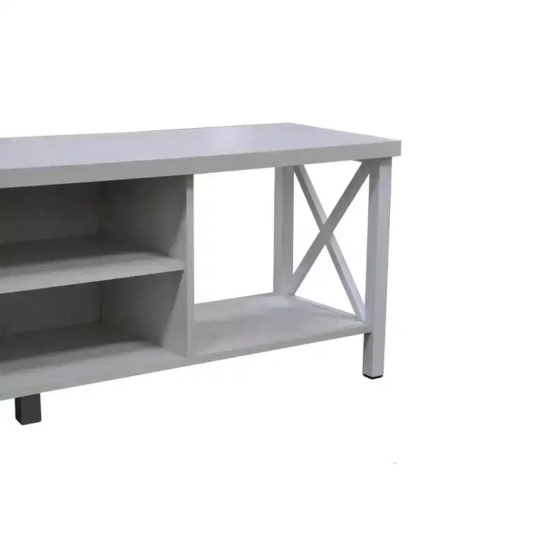 AndMakers 58.27 in. Wood TV Stand with 4 Storage Shelves Fits TV's up to 65 in.