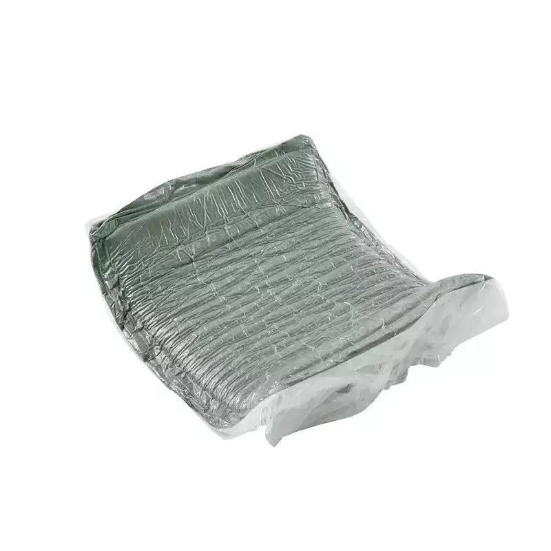 MAYEERTY Velvet Ottoman Compressed Footstool, Plush Upholstered Footrest for Living Room Bedroom Sofa