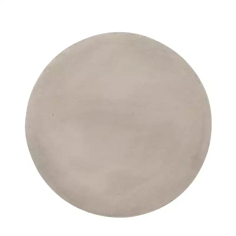 Lightweight Concrete Outdoor Side Table  Modern Sculptural Design, Weather-Resistant & Easy to Move for Patio, Balcony or Garden