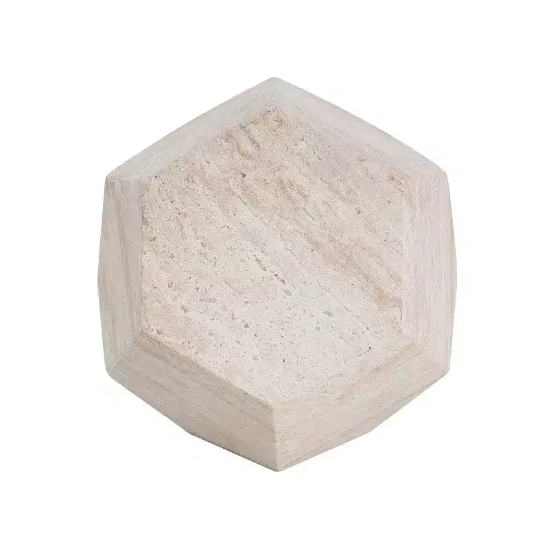 Lightweight Concrete Outdoor Side Table  Modern Sculptural Design, Weather-Resistant & Easy to Move for Patio, Balcony or Garden