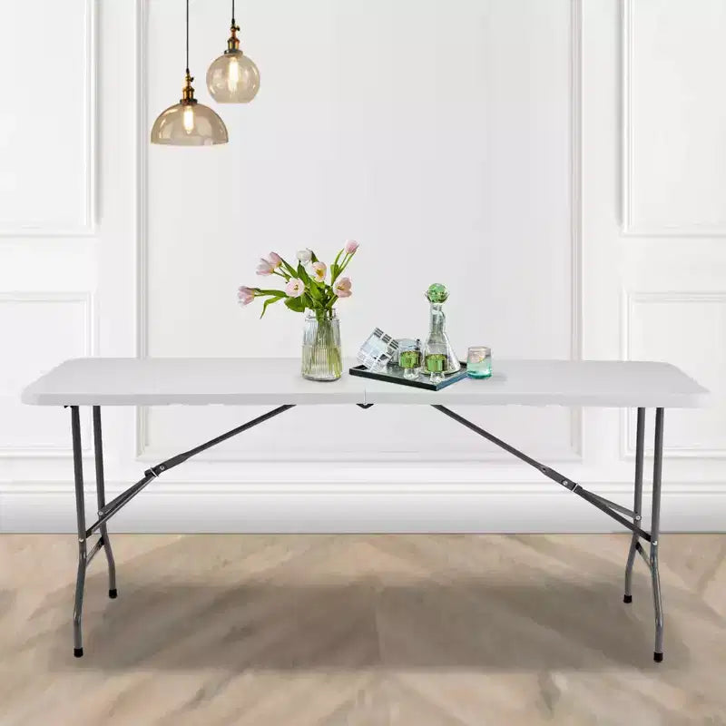 MAYEERTY Portable Folding Table, Heavy Duty with Carrying Handle for Camping Picnic Party