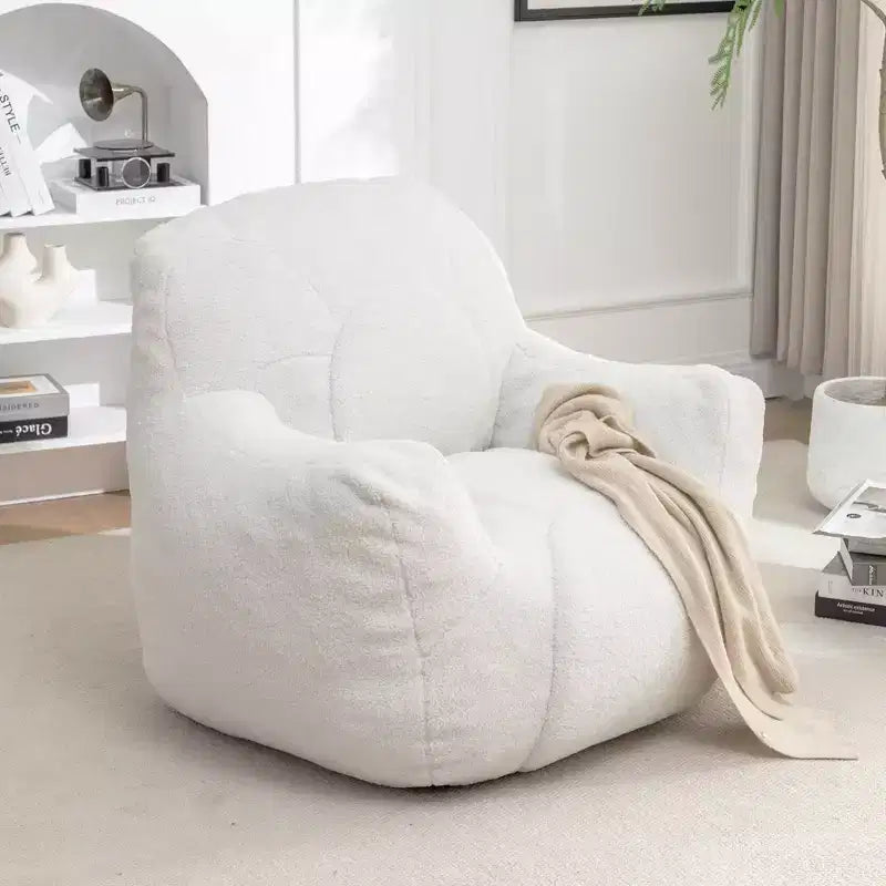 Bean Bag Chair with Filler, Bean Bag Sofa with Tufted Soft Stuffed Filling, Fluffy and Lazy Sofa, Comfy Cozy BeanBag Chairs with Memory Foam for Dorm