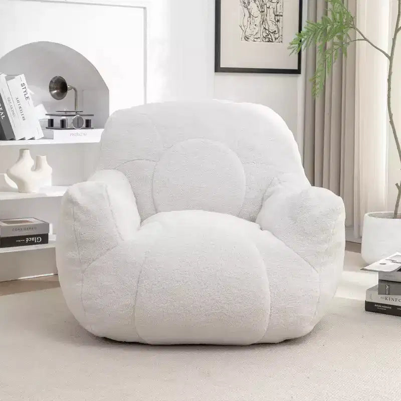 Bean Bag Chair with Filler, Bean Bag Sofa with Tufted Soft Stuffed Filling, Fluffy and Lazy Sofa, Comfy Cozy BeanBag Chairs with Memory Foam for Dorm