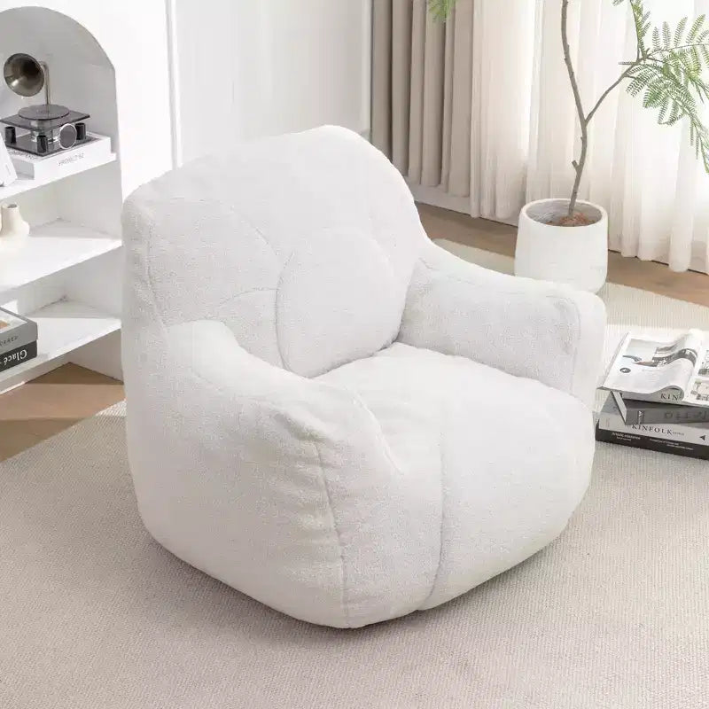 Bean Bag Chair with Filler, Bean Bag Sofa with Tufted Soft Stuffed Filling, Fluffy and Lazy Sofa, Comfy Cozy BeanBag Chairs with Memory Foam for Dorm