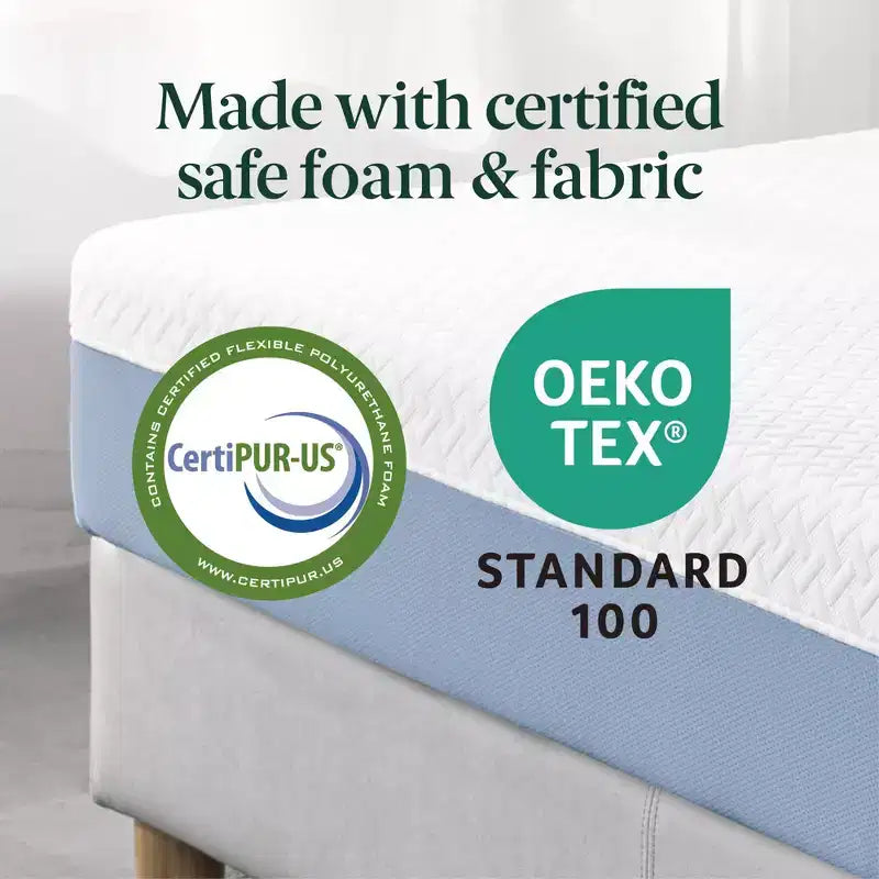 Zinus 12 Queen Cooling Essential Memory Foam Mattress, Fiberglass-Free, Medium Feel, Breathable Cooling Layers, Certified Safe Materials