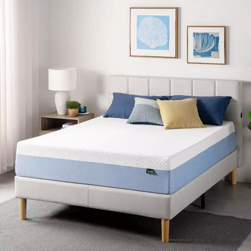 Zinus 12 Queen Cooling Essential Memory Foam Mattress, Fiberglass-Free, Medium Feel, Breathable Cooling Layers, Certified Safe Materials
