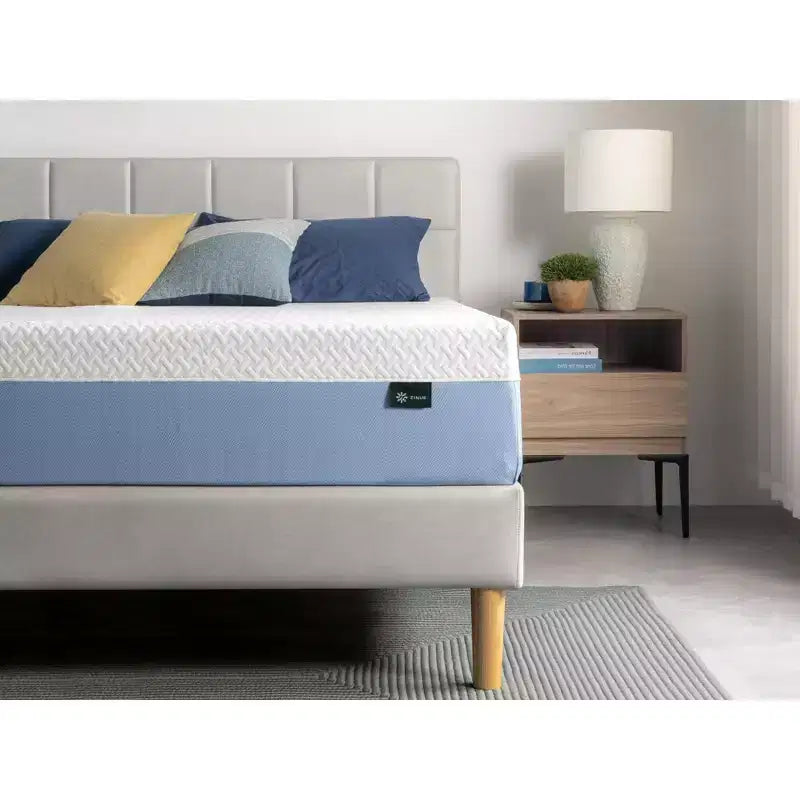 Zinus 12 Queen Cooling Essential Memory Foam Mattress, Fiberglass-Free, Medium Feel, Breathable Cooling Layers, Certified Safe Materials