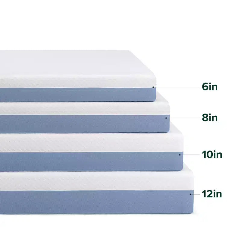 Zinus 12 Queen Cooling Essential Memory Foam Mattress, Fiberglass-Free, Medium Feel, Breathable Cooling Layers, Certified Safe Materials