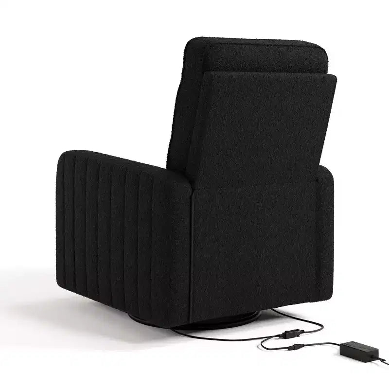 Storkcraft Kyoto Deluxe Nursery Power Recliner Swivel Glider with Dual USB Charging