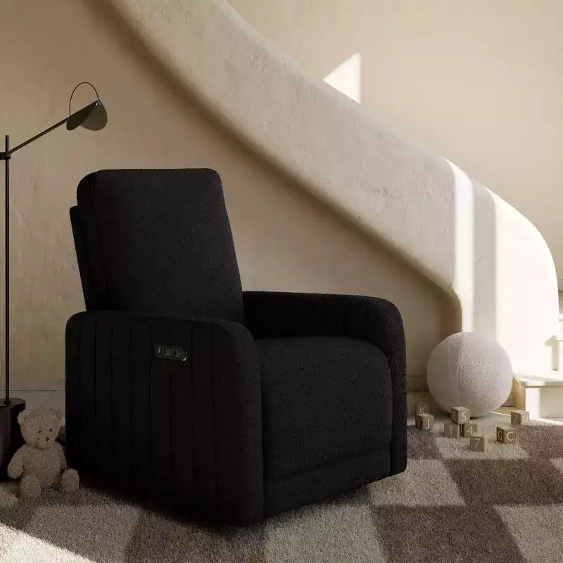 Storkcraft Kyoto Deluxe Nursery Power Recliner Swivel Glider with Dual USB Charging