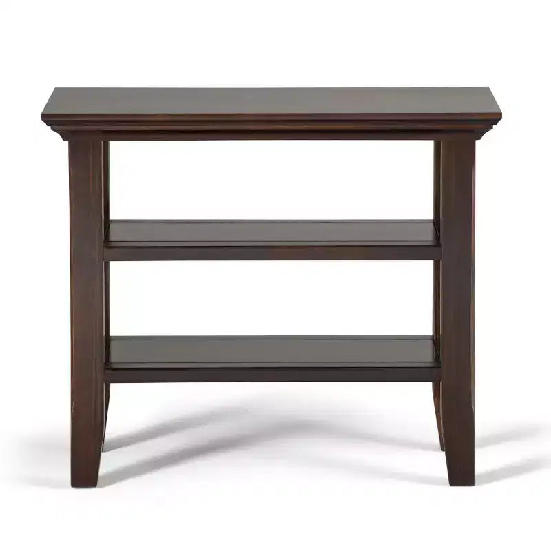 Normandy 14 inch Wide Solid Wood Transitional Narrow Side Table