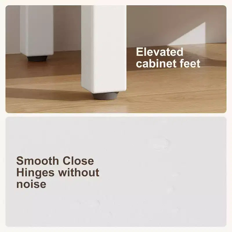 16 Bathroom Vanity with Sink & Soft-Closing Door - Compact Storage Cabinet for Powder Room Small Bath