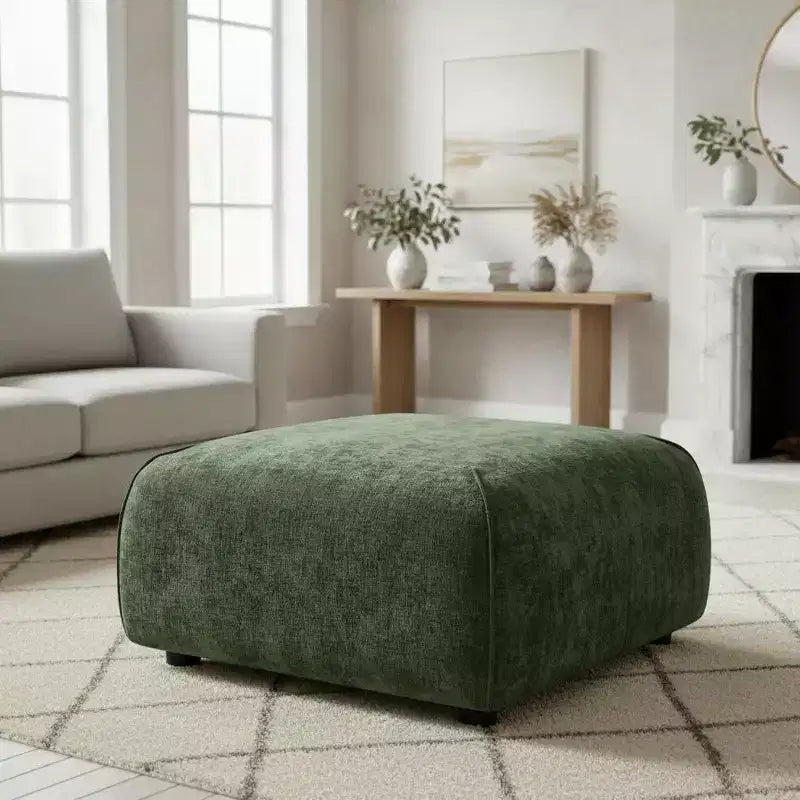 Christopher Knight Home Philomena Modern Upholstered Square Ottoman